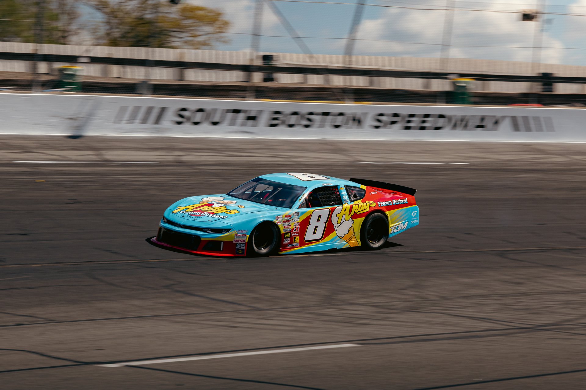 Car #8 at South Boston Speedway
