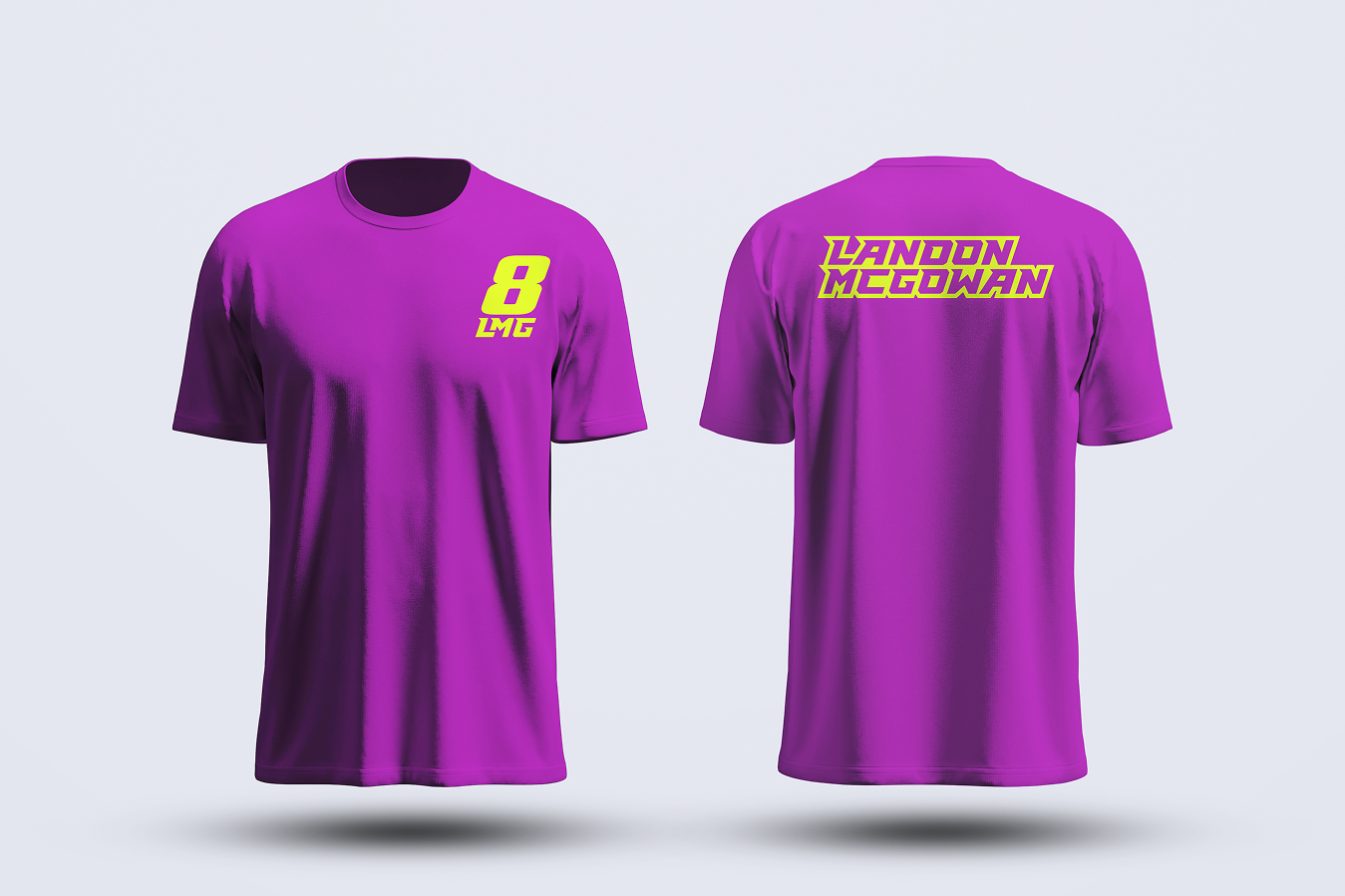 LMG Race Tee — front and back